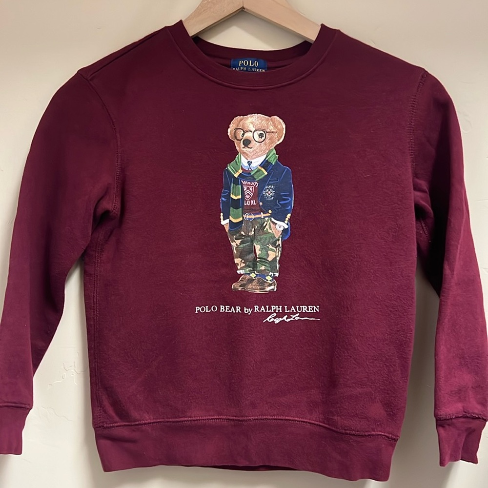 Kids size 7 Polo sweatshirt